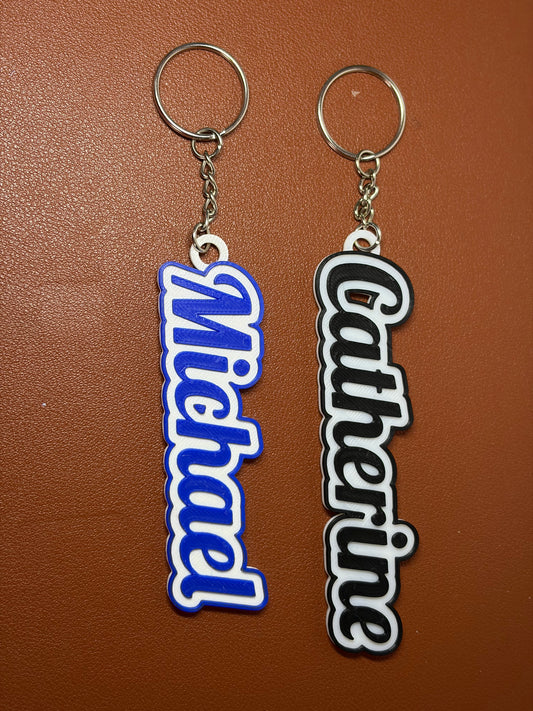 Name Tag Keychain