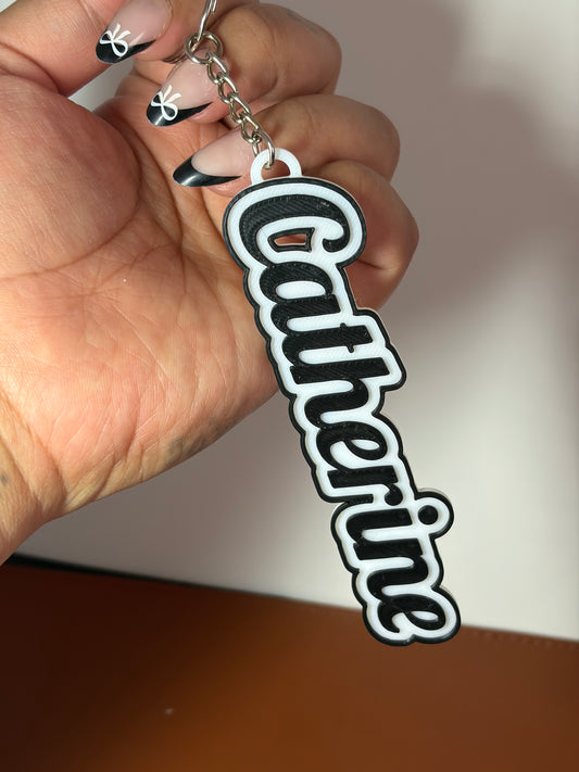 Name Tag Keychain