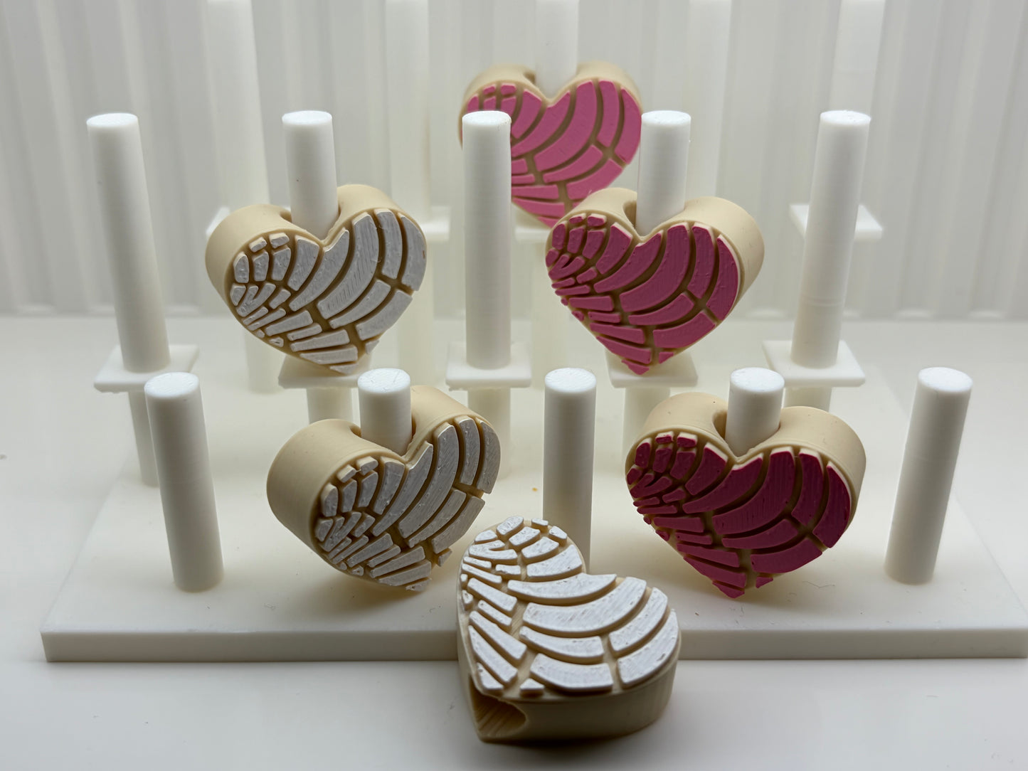 Concha Heart Straw Topper
